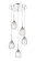 Berkshire Five Light Pendant in Polished Nickel (405|323-5P-PN-G323-5CL)
