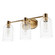 Lochemeade Three Light Bathroom Vanity in Alturas Gold (47|45229)