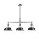 Orwell Three Light Linear Pendant in Pewter (62|3306-LP PW-BLK)