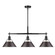 Orwell Three Light Linear Pendant in Matte Black (62|3306-LP BLK-RBZ)