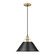 Orwell One Light Pendant in Brushed Champagne Bronze (62|3306-L BCB-BLK)