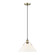 Orwell One Light Pendant in Aged Brass (62|3306-L AB-OP)