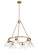 Orwell BCB Six Light Chandelier in Brushed Champagne Bronze (62|3306-6 BCB-CLR)