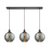 Ridley Three Light Pendant in Oil Rubbed Bronze (45|56550/3LP)