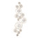 Ethereal Rose Wall Art in Havana Gold Ombre (137|500WA14HGOB)