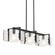 Aenon Three Light Linear Pendant in Matte Black (62|3164-LP BLK-HWG)