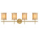 Camden Four Light Bathroom Vanity in Warm Brass (51|8-2055-4-322)