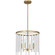Apelle Four Light Pendant in Aged Brass (10|APE2816AB)