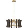 Cordelia Four Light Pendant in Aged Brass (10|QOP5196AB) Cordelia Four Light Pendant in Aged Brass (10|QOP5196AB)