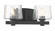 Drysdale Two Light Bath Vanity in Coal Black (7|2232-66A)
