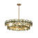 Loren Four Light Chandelier in Weathered Brass (16|21823GNWBR)