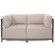 The Seascape Axis 2-Piece Sectional Sofa With Cover in Brown (204|KQ922T-463)