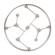 Callisto Wall Art in Silver (204|19124)