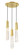 Drifting Droplets LED Pendant in Brushed Brass (42|P1284-859-L)