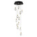 Pebble LED Pendant in Black / Polished Gold (86|E11078-122BKPG)