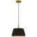 Quoizel Piccolo Pendant One Light Pendant in Matte Black (10|QPP6163MBK)