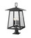 Rainer Five Light Outdoor Pier Mounted Fixture in Black (224|5015PHXLR-533PM-BK)