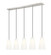 Farrell Five Light Linear Chandelier in Brushed Nickel (224|3043P6-5L-BN)