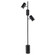 Ethel Three Light Floor Lamp in Black (110|RTL-9173 BK)