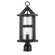 Prado One Light Outdoor Post Mount in Black (110|51683 BK)
