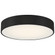 Como LED Flush Mount in Black (18|49960LEDDLP-BL/ACR)