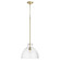 One Light Pendant in Aged Brass (19|8832-80)
