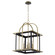 Moritz Four Light Pendant in Matte Black w/Aged Brass (19|8216-4-5980)