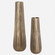 Vertiforge Vases Set/2 in Oxidized Antique Gold (52|18171)