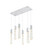 Aurora Six Light Pendant in Chrome (173|2088D32C)