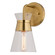 Harper One Light Wall Sconce in Natural Brass (63|W0472)