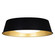 Beacon Hill LED Flush Mount in Matte Black and Satin Gold (63|C0303)