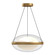 Virgo LED Pendant in Brushed Gold/Opal Glass (347|PD76316-BG/OP-UNV)