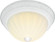 Two Light Flush Mount in Textured White (72|SF76-125) Two Light Flush Mount in Textured White (72|SF76-125)