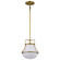 Valdora One Light Pendant in Natural Brass (72|60-7862)
