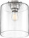 Chantecleer One Light Semi Flush Mount in Polished Nickel / Clear Glass (72|60-6778)