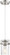 Antebellum One Light Mini Pendant in Polished Nickel / Clear Glass (72|60-6734)
