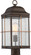 Howell One Light Post Lantern in Bronze / Copper Accents (72|60-5835)