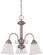 Ballerina Three Light Chandelier in Brushed Nickel (72|60-3241)