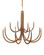 Samsara Large Chandelier 12 Light Chandelier in Natural / Saddle Tan (142|9000-1266)