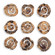 Corkscrew Wall Decor Set/9 in Natural (52|04381)