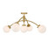 Redfield LED Semi-Flush Mount in Warm Brass (51|6-6199-5-322)