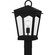 Huck One Light Outdoor Post Lantern in Earth Black (10|HUK9010EK)