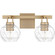 Celina Two Light Bath in Bronze Gold (10|CIA8616BGD)