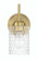 Claire One Light Wall Sconce in Satin Brass (46|60501-SB) Claire One Light Wall Sconce in Satin Brass (46|60501-SB)