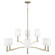 Ingrid Nine Light Chandelier in Matte Brass (65|457091MA-715)