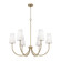 Averitt Six Light Chandelier in Aged Brass (65|455261AD-550)