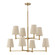 Mira Eight Light Chandelier in Matte Brass (65|454581MA)