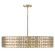 Eliana Four Light Chandelier in Champagne Brass (65|454141HB)