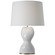 Misaki LED Table Lamp in Veiled White (268|TOB 3621VWT-L)