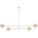 Melange LED Chandelier in Polished Nickel (268|KW 5608PN-ALB)